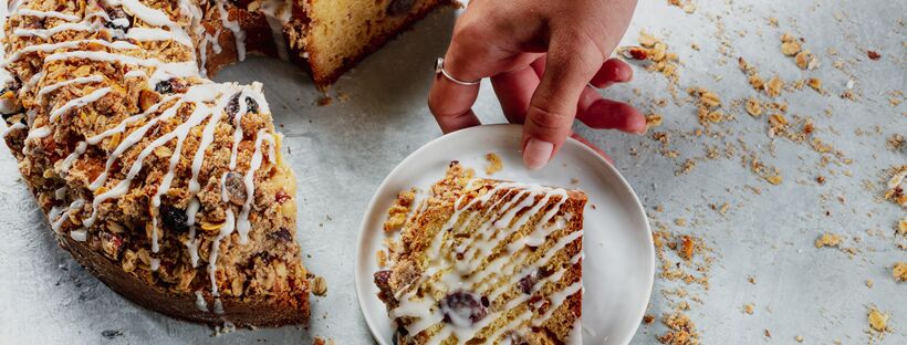 Hazelnut Crumble Cake