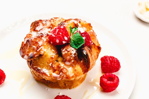 White Chocolate Bread Pudding